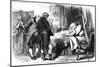 George Washington on His Deathbed, Mount Vernon, Virginia, USA, 1799-null-Mounted Giclee Print