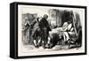 George Washington on His Deathbed, USA, 1870s-null-Framed Stretched Canvas