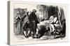 George Washington on His Deathbed, USA, 1870s-null-Stretched Canvas