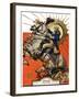 "George Washington on Horseback,"July 2, 1927-Joseph Christian Leyendecker-Framed Giclee Print