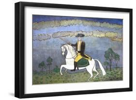 George Washington on Horseback-null-Framed Giclee Print