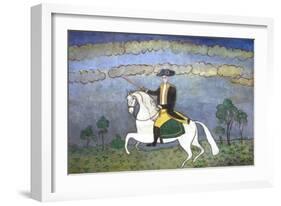 George Washington on Horseback-null-Framed Giclee Print