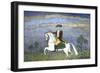 George Washington on Horseback-null-Framed Premium Giclee Print