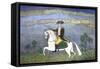 George Washington on Horseback-null-Framed Stretched Canvas