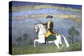 George Washington on Horseback-null-Stretched Canvas