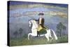 George Washington on Horseback-null-Stretched Canvas