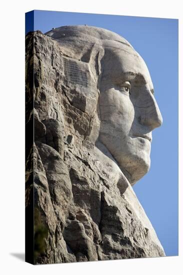 George Washington on Mount Rushmore Memorial-Gutzon Borglum-Stretched Canvas