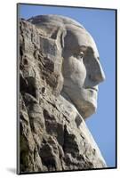 George Washington on Mount Rushmore Memorial-Gutzon Borglum-Mounted Photographic Print