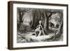 George Washington Prays at the American Revolutionary War Encampment of Valley Forge During the…-null-Framed Giclee Print