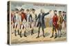 George Washington Proclaiming America's Independence-null-Stretched Canvas