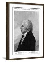 George Washington Profil-James Peale-Framed Art Print