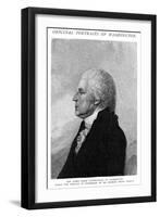 George Washington Profil-James Peale-Framed Art Print