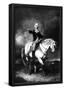 George Washington (Receiving a Salute on the Field of Trenton) Art Poster Print-null-Framed Poster
