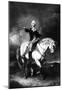 George Washington (Receiving a Salute on the Field of Trenton) Art Poster Print-null-Mounted Poster