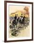 George Washington Reproving General Charles Lee for Retreating at the Battle of Monmouth, c.1778-null-Framed Giclee Print