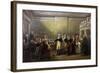 George Washington Resigning His Commission-John Trumbull-Framed Art Print