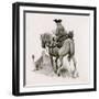 George Washington Riding to School, Taking Logs for the Fire-Peter Jackson-Framed Giclee Print