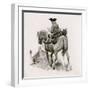 George Washington Riding to School, Taking Logs for the Fire-Peter Jackson-Framed Giclee Print