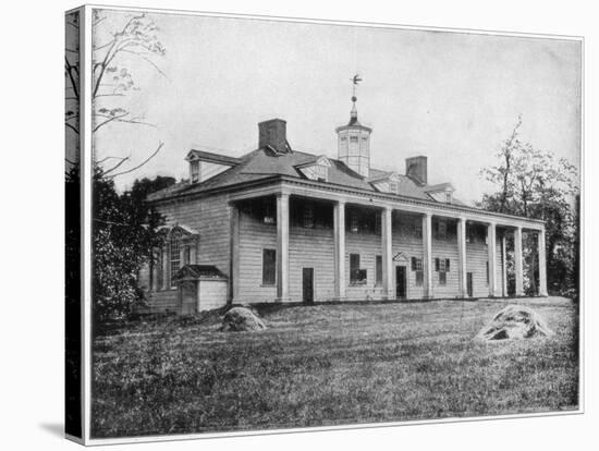 George Washington's Home, Mount Vernon, Virginia, Late 19th Century-John L Stoddard-Stretched Canvas