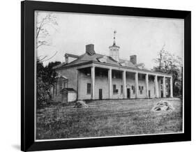 George Washington's Home, Mount Vernon, Virginia, Late 19th Century-John L Stoddard-Framed Giclee Print