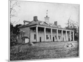 George Washington's Home, Mount Vernon, Virginia, Late 19th Century-John L Stoddard-Mounted Giclee Print