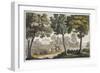 George Washington's House at Mount Vernon, Virginia, USA, c1820-1839-Paolo Fumagalli-Framed Giclee Print