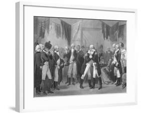 George Washington Saying Farewell-null-Framed Giclee Print
