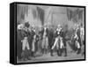 George Washington Saying Farewell-null-Framed Stretched Canvas