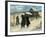 George Washington Shaking Hands-null-Framed Giclee Print