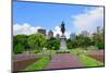 George Washington Statue as the Famous Landmark in Boston Common Park with City Skyline and Skyscra-Songquan Deng-Mounted Photographic Print