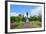 George Washington Statue as the Famous Landmark in Boston Common Park with City Skyline and Skyscra-Songquan Deng-Framed Photographic Print