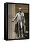 George Washington Statue Outside the Federal Hall National Memorial-null-Framed Stretched Canvas