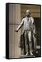 George Washington Statue Outside the Federal Hall National Memorial-null-Framed Stretched Canvas