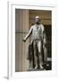 George Washington Statue Outside the Federal Hall National Memorial-null-Framed Premium Photographic Print