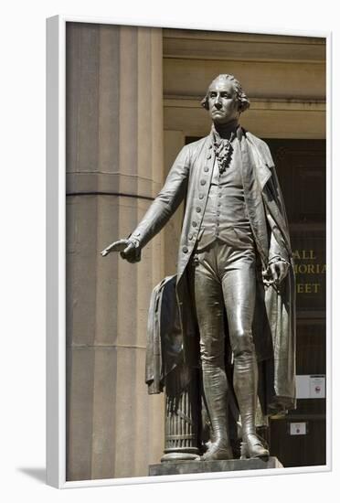 George Washington Statue Outside the Federal Hall National Memorial-null-Framed Photographic Print