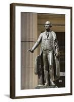 George Washington Statue Outside the Federal Hall National Memorial-null-Framed Photographic Print