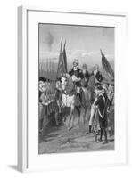 George Washington Taking Command of Army-null-Framed Giclee Print