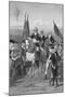 George Washington Taking Command of Army-null-Mounted Giclee Print