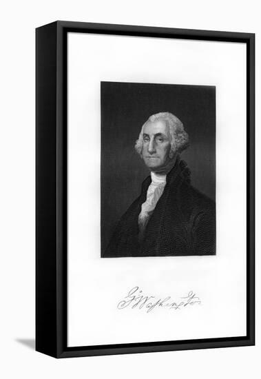 George Washington, the First President of the United States, 1872-null-Framed Stretched Canvas