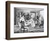 George Washington Viewing Flag-null-Framed Giclee Print