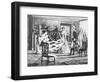 George Washington Viewing Flag-null-Framed Giclee Print