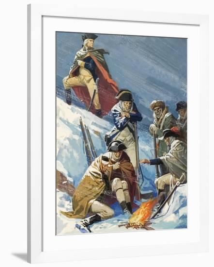 George Washington, When a General, During the War of American Independence-Severino Baraldi-Framed Giclee Print