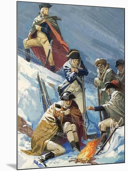 George Washington, When a General, During the War of American Independence-Severino Baraldi-Mounted Giclee Print