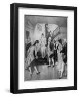 George Washington with Bride Martha Curtis-null-Framed Giclee Print