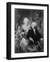 George Washington with Wife and Two Children-Philip Gendreau-Framed Giclee Print