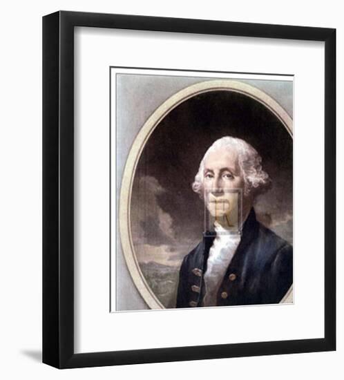 George Washington-Gilbert Stuart-Framed Art Print