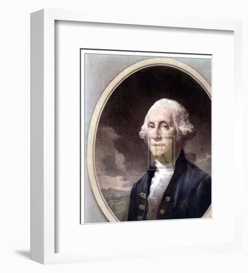 George Washington-Gilbert Stuart-Framed Art Print