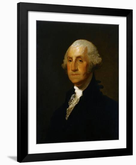 George Washington-Gilbert Stuart-Framed Art Print