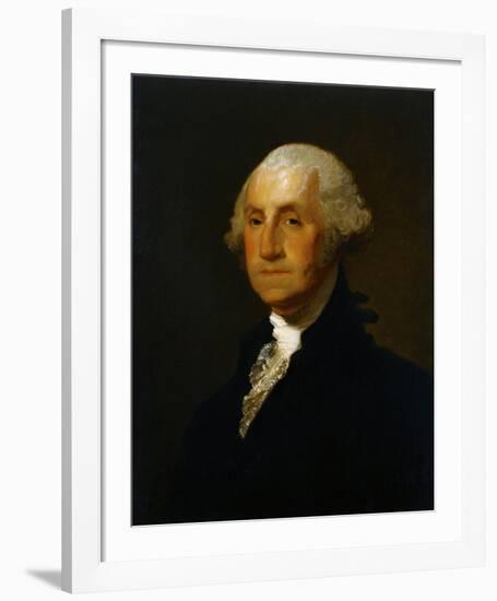 George Washington-Gilbert Stuart-Framed Art Print