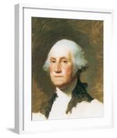 George Washington-Gilbert Stuart-Framed Premium Giclee Print